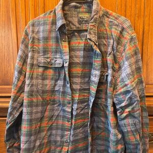 Abercrombie & Fitch Plaid Flannel Button Down